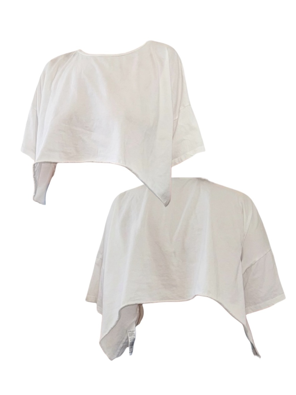 ASOS White Cropped Boxy Tee